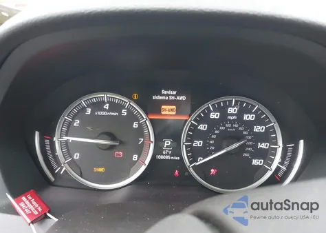 2015 Acura Mdx Technology z USA, uszkodzony, nr VIN 5FRYD4H4XFB012140